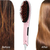 Hair Brush Straightener المشطة